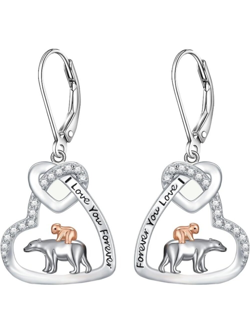 Gothic 925 Sterling Silver Dangle Earrings - Halloween & Holiday Jewelry Gift